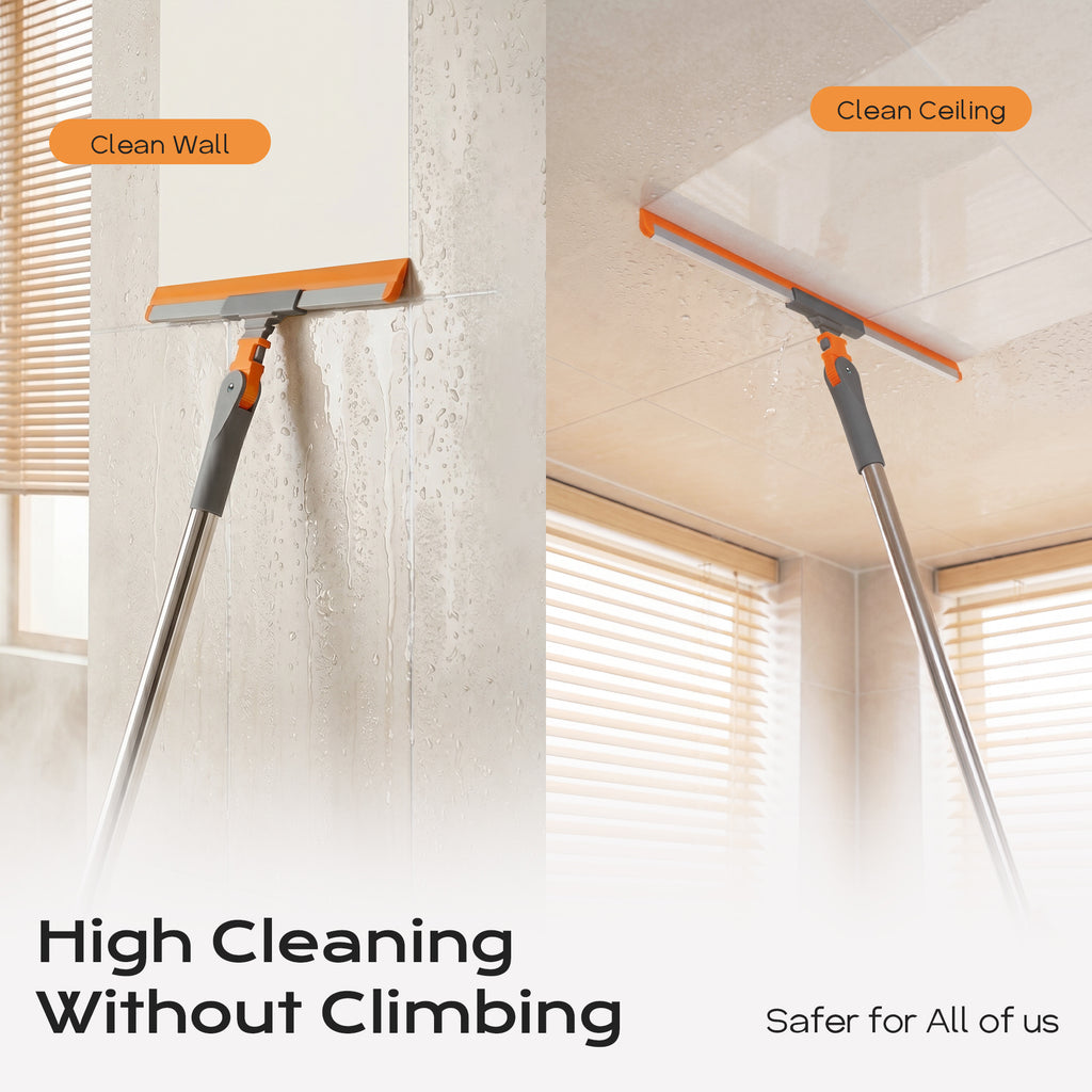 SEFREG Floor Squeegee 3-in-1 Set, Gray