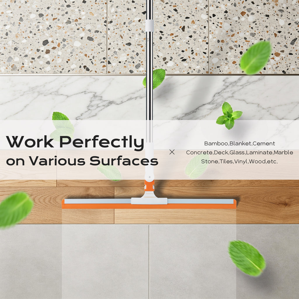 SEFREG Floor Squeegee 3-in-1 Set, White