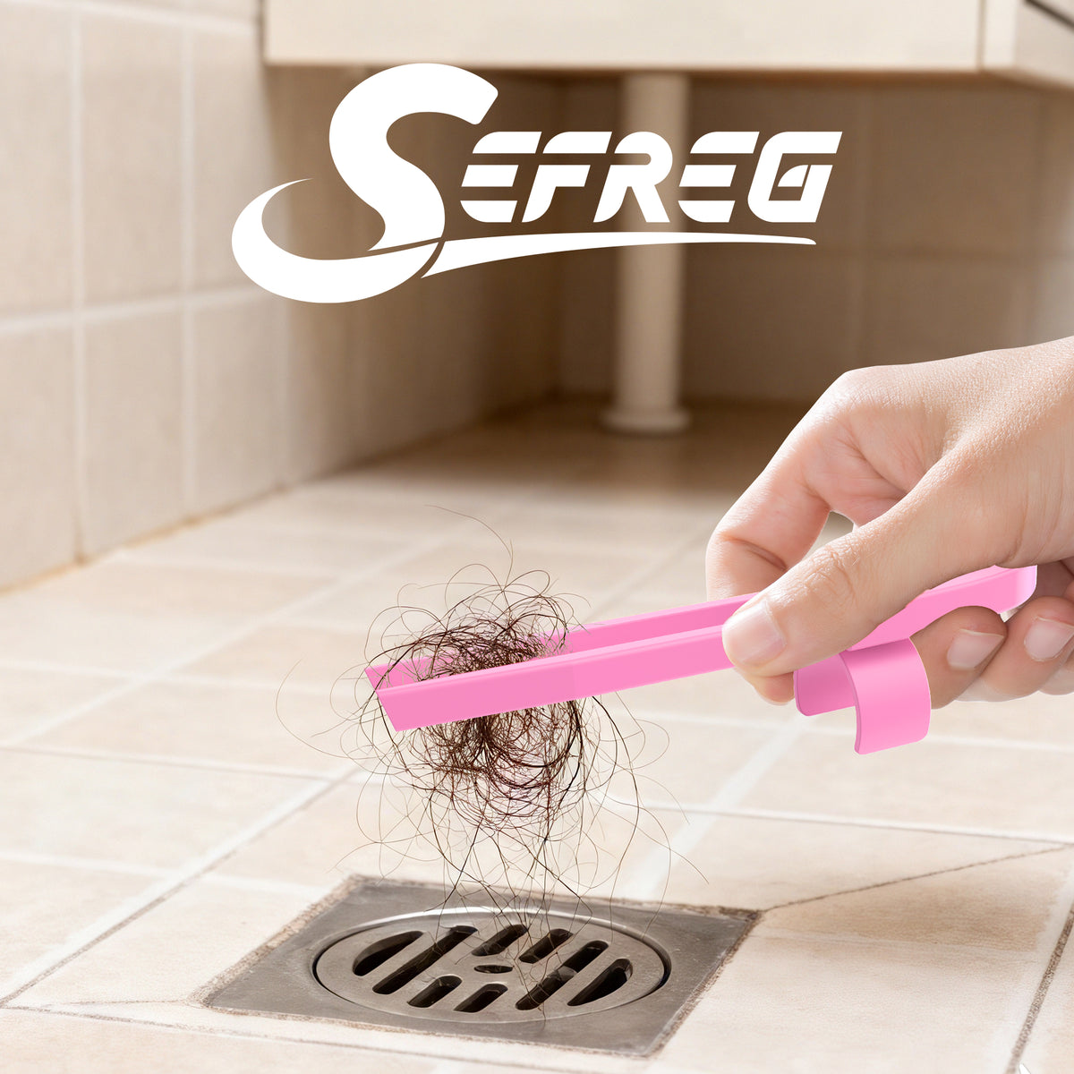 Scrub Brush with Long Handle, Mini 3-in-1 Heavy-Duty Stiff Bristle Scrubber, GP