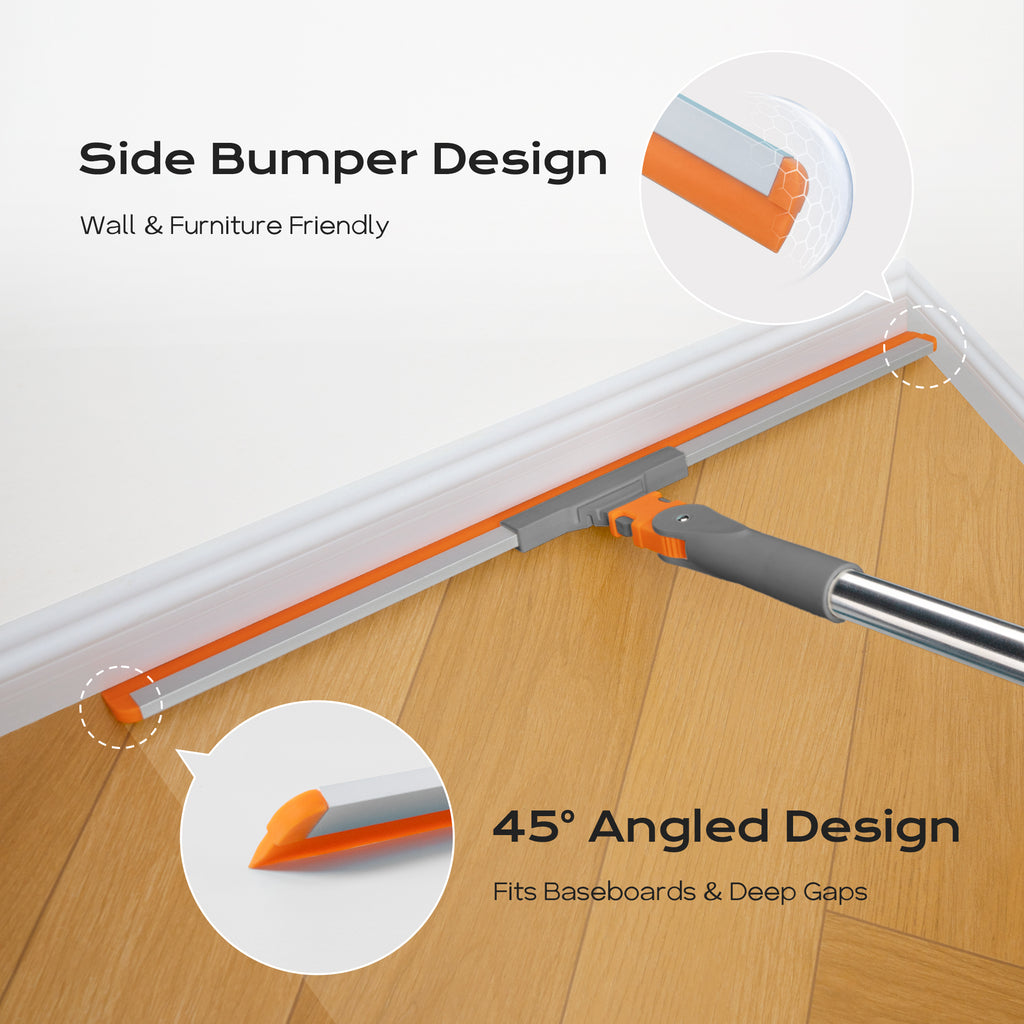 SEFREG Floor Squeegee 3-in-1 Set, Gray