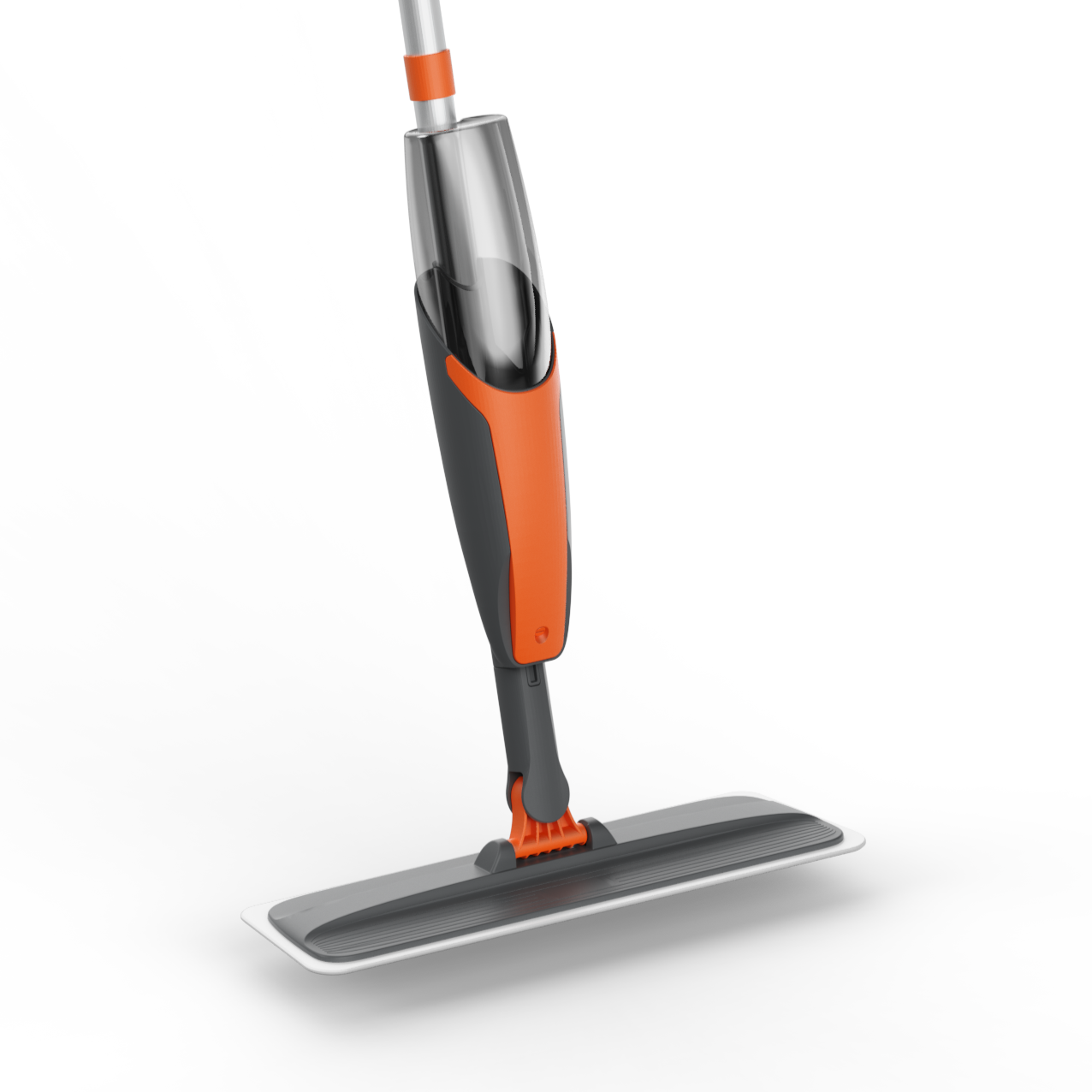 SEFREG Spray Mop for Floor Cleaning with 4pcs Washable Pads, Wet Dry Microfiber Mop, Multifunctional Washing Scraper and 420ml Refillable Water Tank for Most Hard Floors, Aluminum Pole